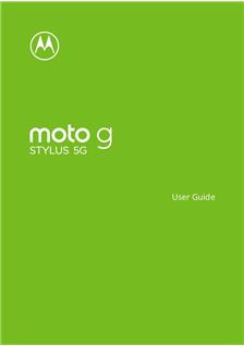 Motorola Moto G Stylus 5G - 2023 manual. Smartphone Instructions.
